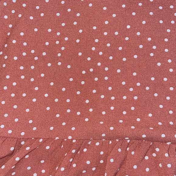 NWT Hippie‎ Rose Terracotta Polka Dot Top - Picture 2 of 6